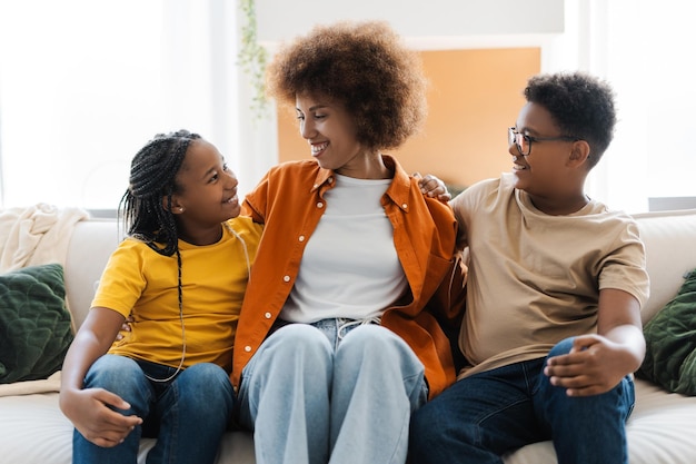 Parent with children